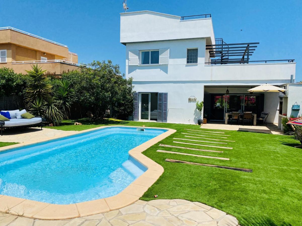 Villa 15 - Beachhouse Luxury Villa - 300M Beach - Wifi - Klima Sa Ràpita Eksteriør bilde